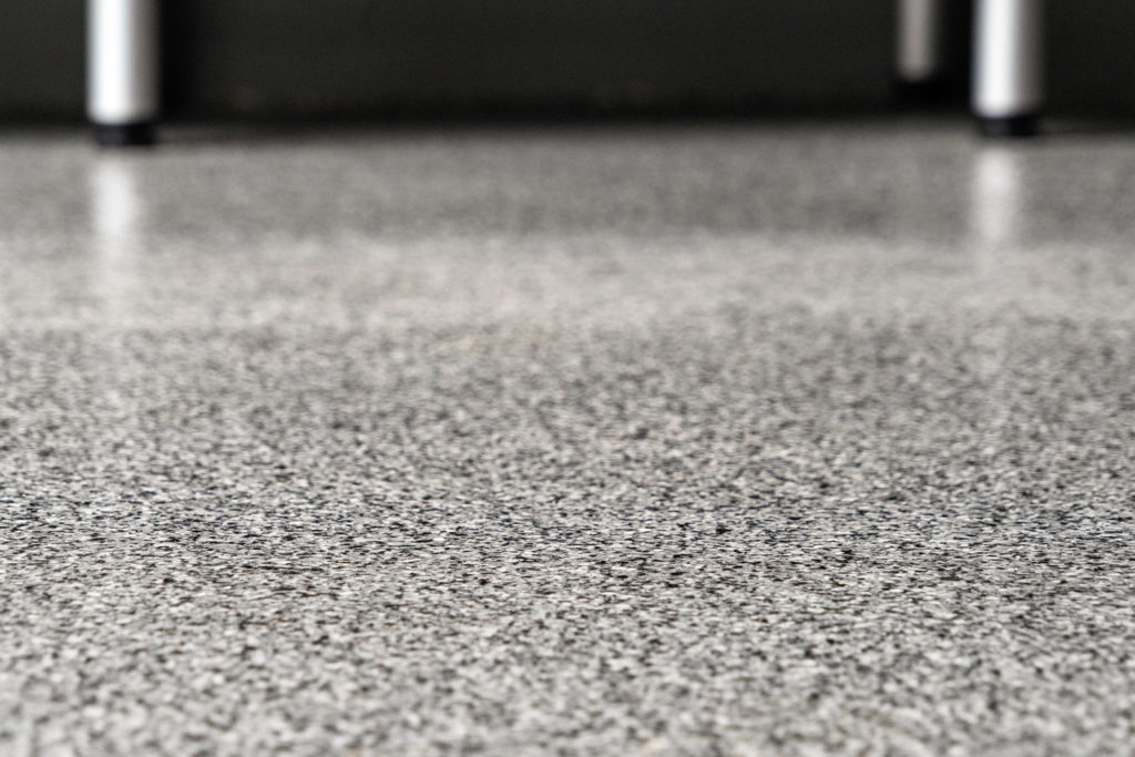 Glossy garage floor coating