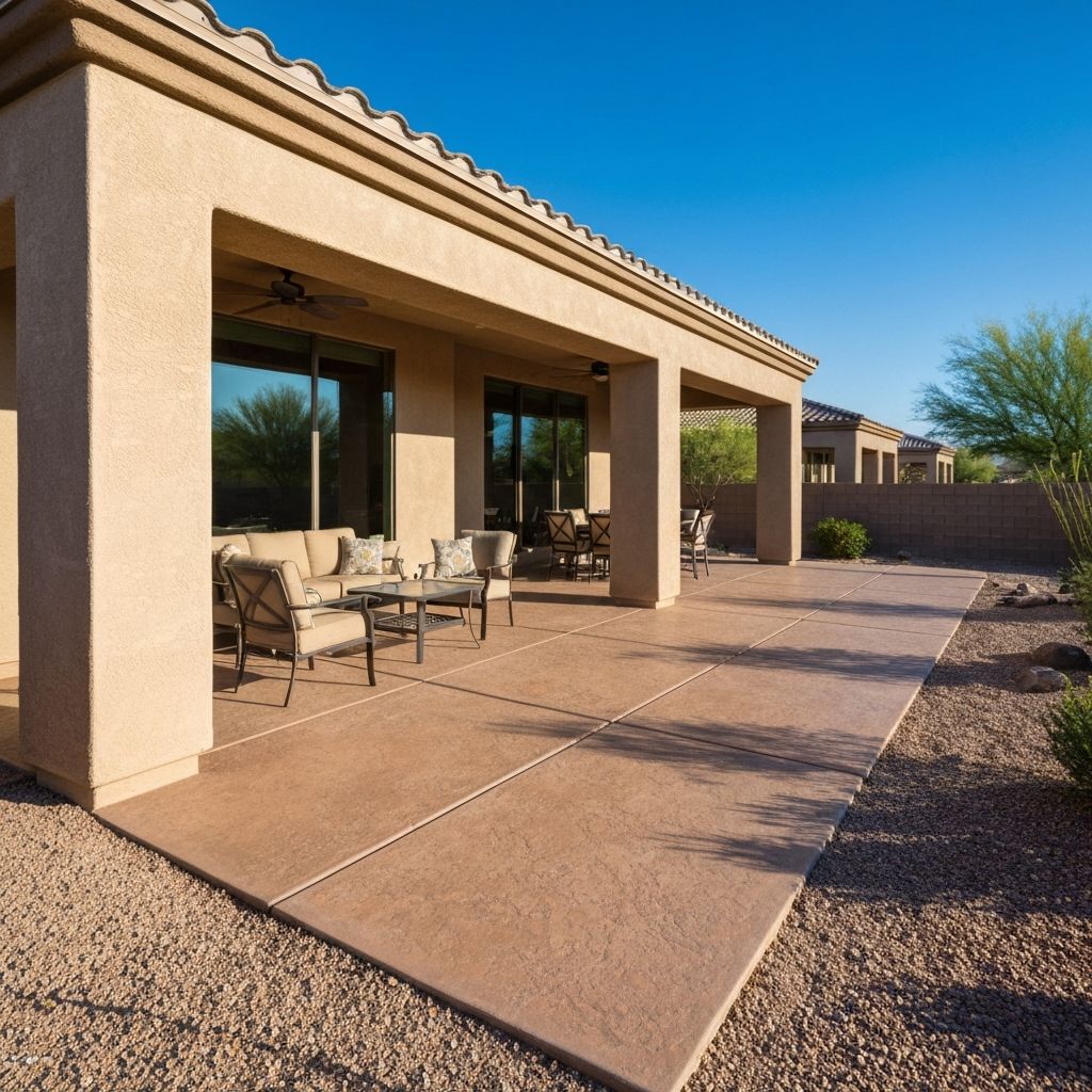 Patio and outdoor coating